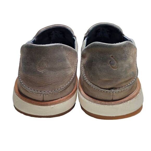 Olukai Mens Leather slip On shoes Size 9.5 - Picture 8 of 13